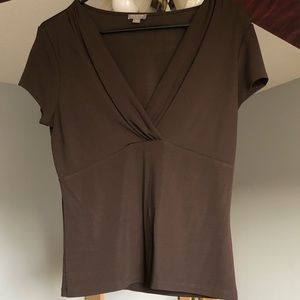 Ann Taylor brown top . M